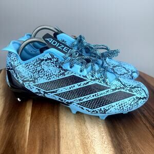 Adidas Adizero Electric 2 Men's 9 Exotic Speed Cyan Black Football Cleat IE3897